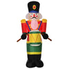 HOMCOM 8 ft. Christmas Inflatable Toy Solider Playing Drums, Outdoor Blow-Up Holiday Yard Decoration with LED Lights Display
