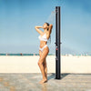 Outsunny Outdoor Solar Shower 40l Garden Shower With Shower Head Faucet Hot  Water Up To 60 ℃ And Foot Shower For Pool Patio Beach 19x20x217 Cm Black -  Shower Faucets - AliExpress