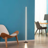HOMCOM Bright Floor Lamp Standing LED Bedroom Soft White Light w/ 20W/1800LM, Black