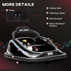 ShopEZ USA 12V Kids Bumper Car Twins Motor, w/ Parent Remote Control, Lights, 360° Rotation