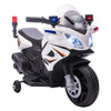 ShopEZ USA Kid's Ride-on Electric Cop Bike, Comes with Headlights and Two Training Wheels-1