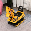 HOMCOM 3 in 1 Ride On Toy Bulldozer Digger Tractor Pulling Cart Pretend Play Construction Truck