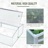 Outsunny 39" Aluminum Vented Cold Frame Mini Greenhouse Kit with Adjustable Roof, Polycarbonate Panels, & Strong Design-1