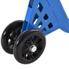 DURHAND U-Shape Motorcycle Rear Wheel Stand Front & Rear Wheel Lift Universal Sport Bike Swingarm Spool Paddock Stand Combo, Blue