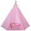 Qaba Kids 67" Teepee Play Tent Portable Toy with Mat Pillow + observation window Carry Case Indoor Outdoor