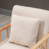 HOMCOM Accent Chair with Softness & Support, Upholstered Arm Chair for Living Room Furniture, Comfy Chair for Bedroom