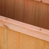 Outsunny 28" x 11" x 46" Raised Garden Bed, Wooden Planter Box w/ Trellis, Brown