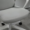 Vinsetto Office Computer Swivel Chair with Massage Lumbar Cushion, Adjustable Seat & Headrest,  Rocking Function - Grey