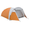 Outsunny Outdoor Camping Tent for 4 People, Waterproof Compact Portable Camping Travel Gear, 2 Doors, Hook for Light, Orange