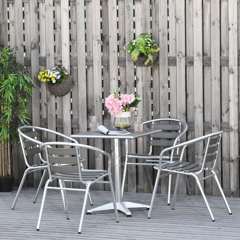 Grey outdoor bistro discount table