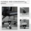 Vinsetto High Back Mesh Chair, Home Office Task Computer Chair with Adjustable Height, Lumbar Back Support, Headrest, and Arms, Black