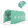 Outsunny Large Outside Backyard Plant & Herb Greenhouse / Hot House w/ Zippered Doors