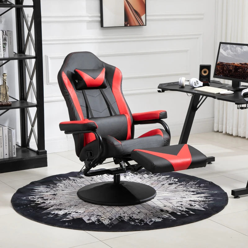 Gaming Chair, Racing Style Computer Recliner with Lumbar Support