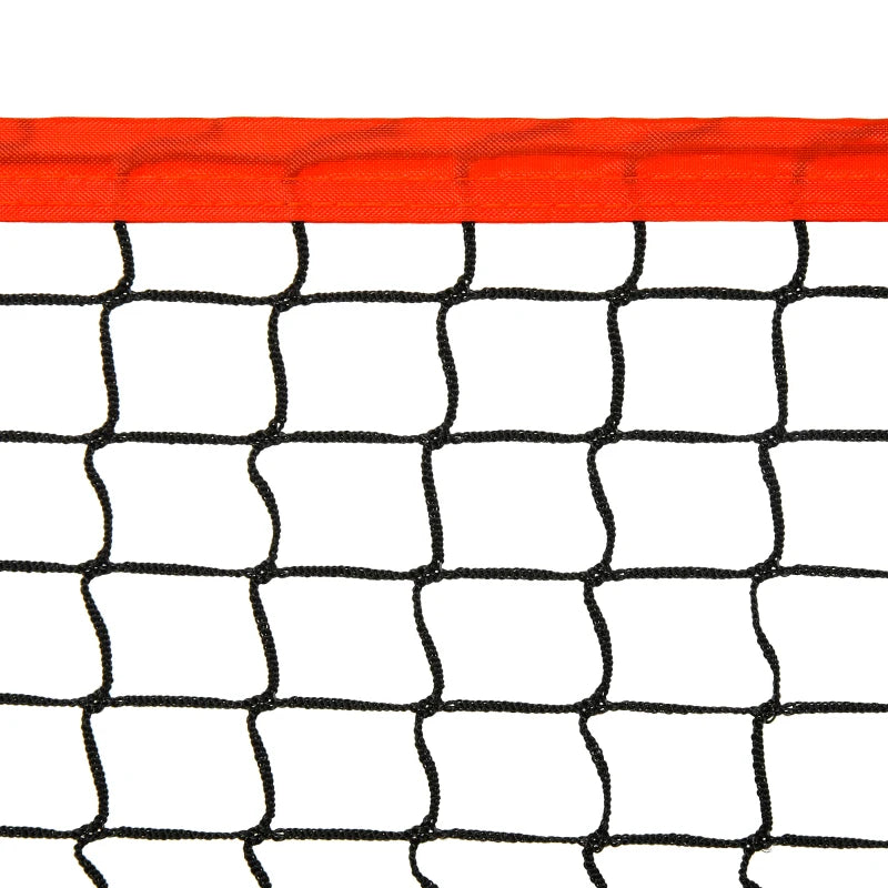 Soozier 23 ft Portable Soccer Tennis/Pickleball/Badminton/Mini Tennis Net for Training with Included Storage Bag - Red