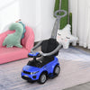 ShopEZ USA 3 In 1 Push Cars for Toddlers Kid Ride on Push Car Stroller Sliding Walking Car with Horn Music Light Function Secure Bar Ride on Toy for Boy Girl 1-3 Years Old Red