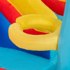 Outsunny Bounce Castle, Inflatable Trampoline with Water Slide Pool Climb 11.3' x 9.8' x 6.9'