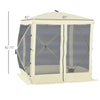 Outsunny Camping Pop-Up Screen House Gazebo Instant Setup Tent Fits 3-4 People