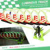Qaba Track Builder DIY Loop Kit with Luminous Effect Spider Model Pull-back Car