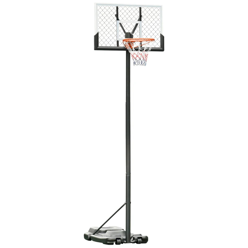 Soozier Basketball Hoop Stand, Height Adjustable to 5.2 ft-10 ft for Outdoor Use