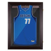 HOMCOM 35" x 26" UV-Resistant Sports Jersey Frame Display Case - Cherry Brown