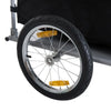 ShopEZ USA Bicycle Cargo Trailer, Two-Wheel Bike Luggage Wagon Bicycle Trailer with Removable Cover, Yellow