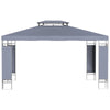 Outsunny 13' x 10' Patio Gazebo Outdoor Canopy Shelter w/ Double Vented Roof, Cream White