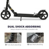 Soozier One-click Folding Kick Scooter w/ Adjustable Height and Dual Brake System-1