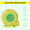 Outsunny Bounce Air blower for Inflatable House 450-Watt Electric Fan Blower Compact and Energy Efficient Pump Indoor Outdoor, Bouncy Castle and Pneumatic Swimming Pool, Yellow