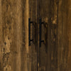 HOMCOM Buffet Cabinet Kitchen Sideboard with Sliding Barn Doors, Brown