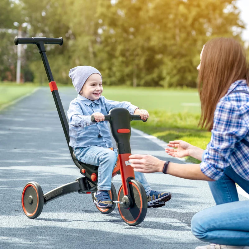 Tricycle with handle online to push