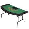 HOMCOM 35" 4-Player Folding Indoor / Outdoor Versatile Card Mahjong Table with 4 Cup Holders