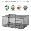 PawHut Small Animal Cage Indoor Outdoor Pet Playpen for Rabbit Chinchilla Hedgehog Guinea Pig