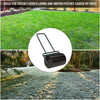 Outsunny 20-Inch Push/Tow Behind Lawn Roller Filled with 10 Gal Water or Sand, Perfect for Flattening Sod in the Garden
