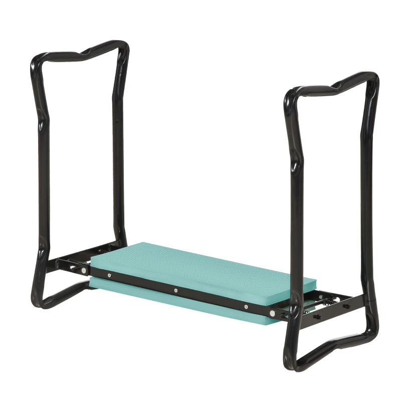 Outsunny Padded Folding Garden Kneeler Bench with Handles
