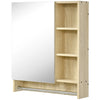 kleankin 24” x 28” Stainless Steel Wall Mount Bathroom Medicine Cabinet with Mirror