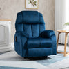 HOMCOM Power Lift Chair, Electric Recliner for Elderly, Compact Living Room Chair with Side Pocket & Remote Control, Blue