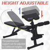 Soozier Dumbbell Press Bench Multi-Functional Purpose Hyper Extension Bench With Adjustable Seat and Back Angle