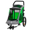 ShopEZ USA Pet Stroller Foldable with Mesh Windows Brakes and Cup Holder for Small Dogs-1