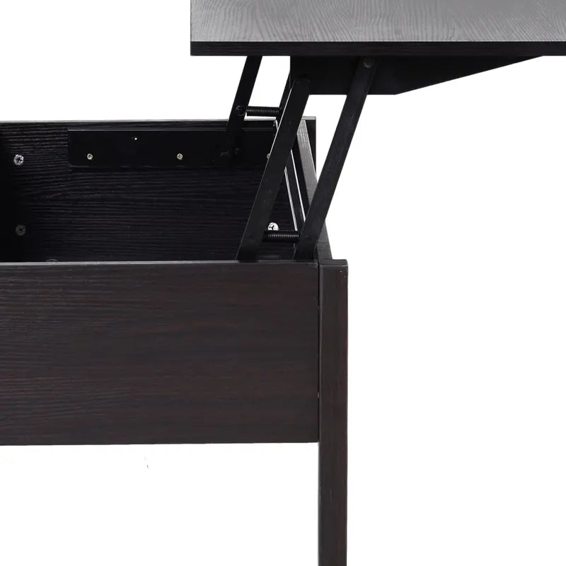 HOMCOM 39 Modern Lift Top Coffee Table Desk With Hidden Storage