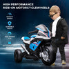 ShopEZ USA Licensed BMW HP4 Kids Electric Motorcycle Ride-On Toy 3-Wheels 6V Battery Powered Motorbike with Music for Girls Boy 18 - 60 Months, Blue