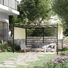 Outsunny 10' x 12' Outdoor Retractable Pergola, Patio Gazebo Canopy Adjustable Sun Shade Shelter for Backyard, Garden Activities, Beige