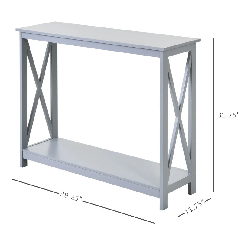 HOMCOM Folding Sewing Table Rolling Utility Work Station & Side Desk w/ Storage Bins