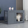 PawHut Furniture Style Dog Crate End Table Kennel, w/ Double Doors for Medium Dogs