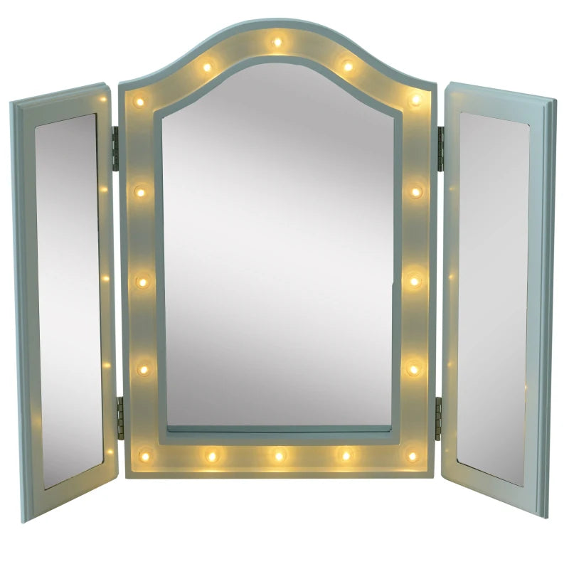 HOMCOM Vanity Mirror with Lights, Hollywood Lighted Makeup Mirror