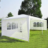 Outsunny Large 10' x 20' Party Tent, Events Shelter Canopy Gazebo with 4 Removable Side Walls for Weddings, Picnic, White