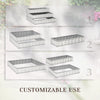 Outsunny 3 Tier Raised Garden Bed, Metal Elevated Planter Box w/ Gloves, Easy Assembly-1