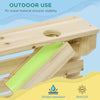 Outsunny Water Park Style Outdoor Water Toy & Sand Toy with Maze, Wooden Beach Toy Outdoor Activity Kids Summer Toy