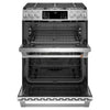 Café 30 Inch 5.6 cu. ft. Slide-In Double Oven Gas Range with Convection and WiFi Connect