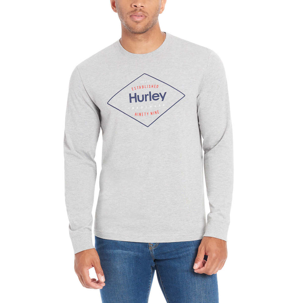 Hurley Mens Long Sleeve Graphic Tee