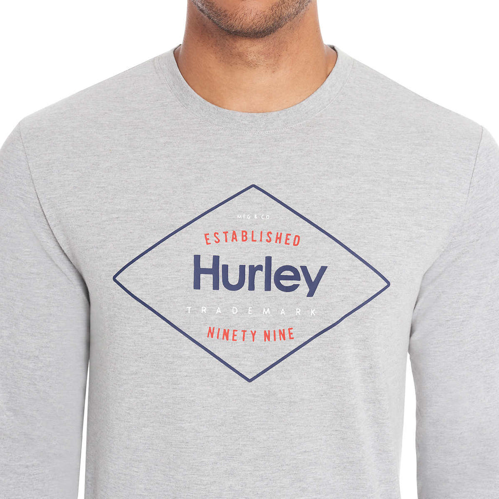 Hurley Mens Long Sleeve Graphic Tee